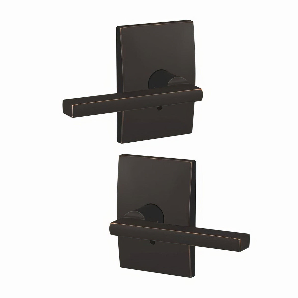 Schlage FC172LAT716CEN aged bronze dummy door lever