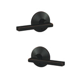 Schlage FC172LAT716KIN aged bronze pair of dummy door lever