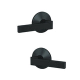 Schlage FC172NBK622KIN matte black pair of dummy door lever