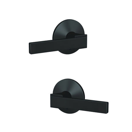 Schlage FC172NBK622KIN matte black pair of dummy door lever
