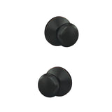 Schlage FC172PLY716KIN aged bronze pair of dummy door knob
