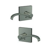 Schlage FC172WIT619COL satin nickel pair of dummy door lever