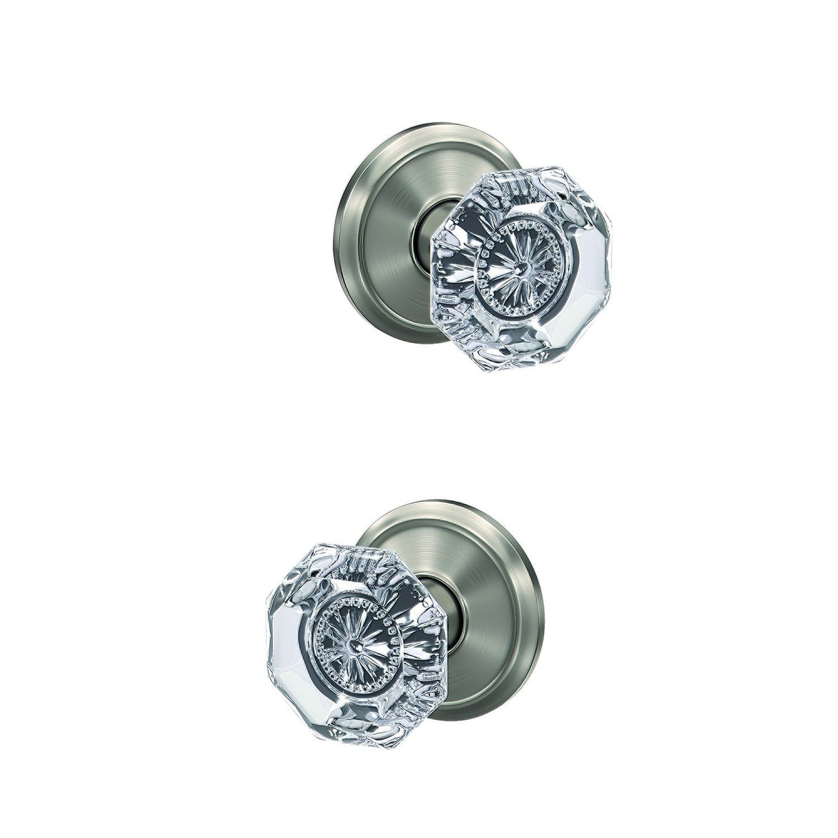 Schlage FC21ALX619ALD satin nickel passage & privacy door knob