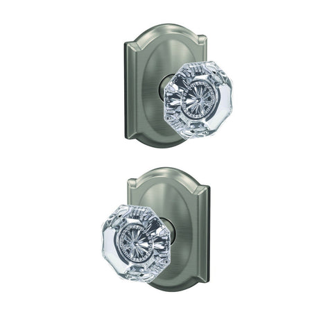 Schlage FC21ALX619CAM satin nickel passage & privacy door knob
