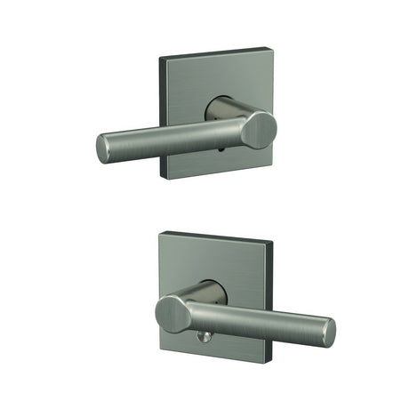 Schlage FC21BRW619COL satin nickel passage & privacy door lever