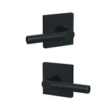 Schlage FC21BRW622COL matte black passage & privacy door lever