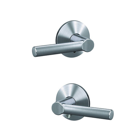 Schlage FC21BRW626KIN satin chrome passage & privacy door lever