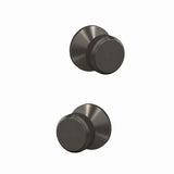 Schlage FC21BWE530KIN black stainless passage & privacy door lever