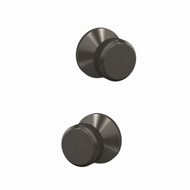 Schlage FC21BWE530KIN black stainless passage & privacy door lever