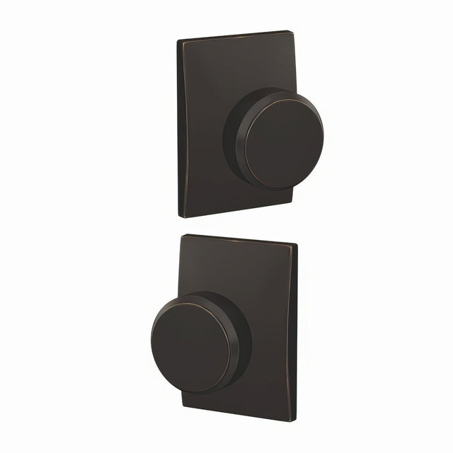 Schlage FC21BWE716CEN aged bronze privacy & passage door knob