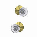 Schlage FC21DAW608KIN satin brass passage & privacy door knob