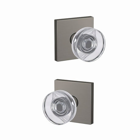 Schlage FC21DAW619COL satin nickel passage & privacy door knob