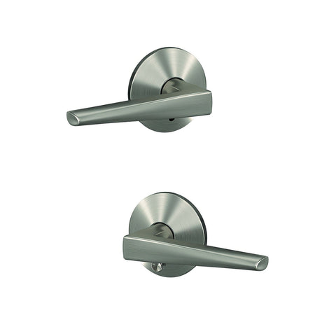 Schlage FC21ELR619KIN satin nickel passage & privacy door lever