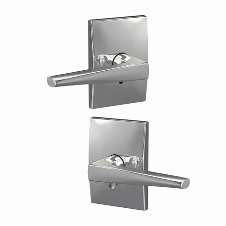 Schlage FC21ELR625CEN bright chrome privacy & passage door lever