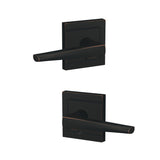 Schlage FC21ELR716ULD aged bronze passage & privacy door lever