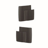 Schlage FC21GAN622DLT matte black passage & privacy door knob