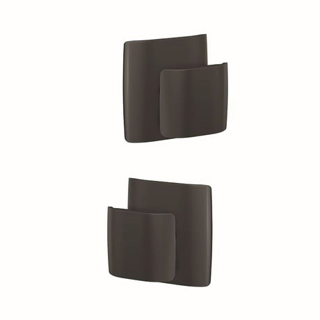 Schlage FC21GAN622DLT matte black passage & privacy door knob