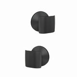 Schlage FC21GAN622KIN matte black passage & privacy door knob