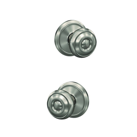 Schlage FC21GEO619ALD satin nickel passage & privacy door knob