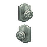 Schlage FC21GEO619CAM satin nickel passage & privacy door knob