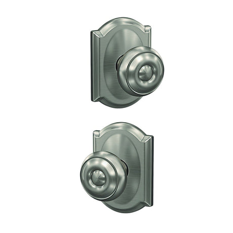 Schlage FC21GEO619CAM satin nickel passage & privacy door knob