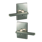 Schlage FC21LAT618CEN polished nickel passage & privacy door lever