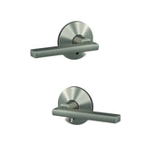 Schlage FC21LAT619KIN satin nickel passage & privacy door lever