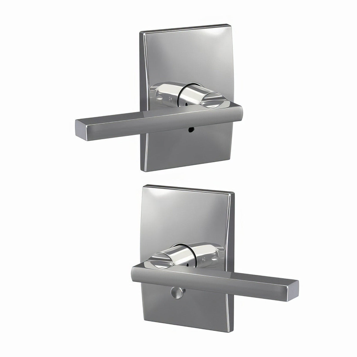 Schlage FC21LAT625CEN bright chrome passage & privacy door lever