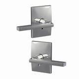 Schlage FC21LAT625CEN bright chrome passage & privacy door lever