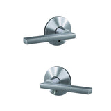Schlage FC21LAT626KIN satin chrome passage & privacy door lever