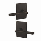 Schlage FC21LAT716CEN aged bronze passage & privacy door lever