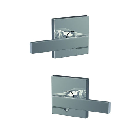 Schlage FC21NBK625COL bright chrome passage & privacy door lever