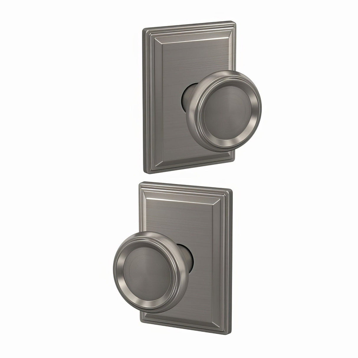 Schlage FC21OFM619GDV satin nickel passage & privacy door knob