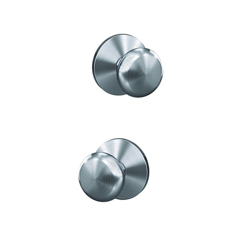 Schlage FC21PLY626KIN satin chrome passage & privacy door knob