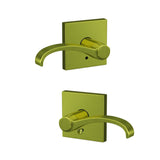 Schlage FC21WIT608COL satin brass passage & privacy door lever