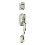 Schlage FC58CAM619 satin nickel single cylinder handleset