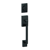 Schlage FC58CEN622 matte black single cylinder handleset