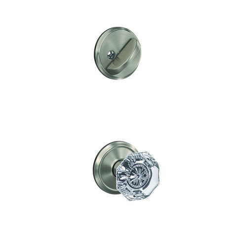 Schlage FC59ALX619ALD satin nickel interior active trim