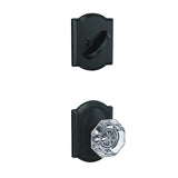 Schlage FC59ALX622CAM matte black interior active trim