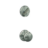 Schlage FC59AND619ALD satin nickel interior active trim