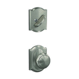Schlage FC59AND619CAM satin nickel interior active trim