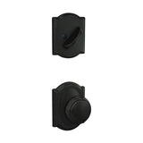 Schlage FC59AND716CAM aged bronze interior active trim
