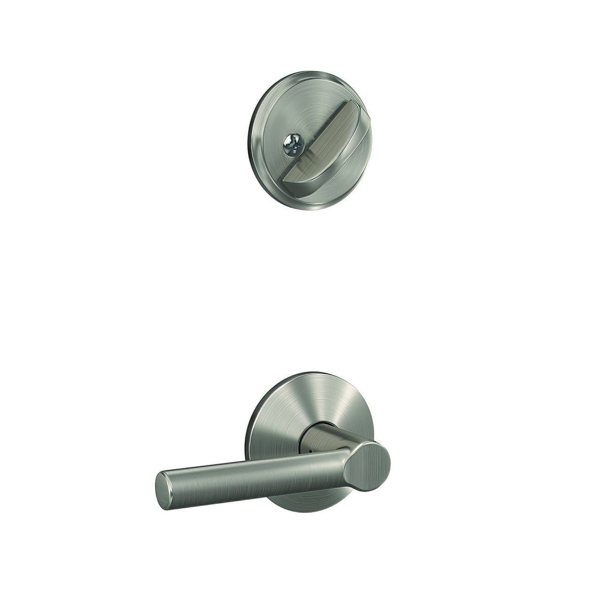 Schlage FC59BRW619KIN satin nickel interior active trim