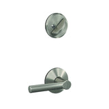 Schlage FC59BRW619KIN satin nickel interior active trim