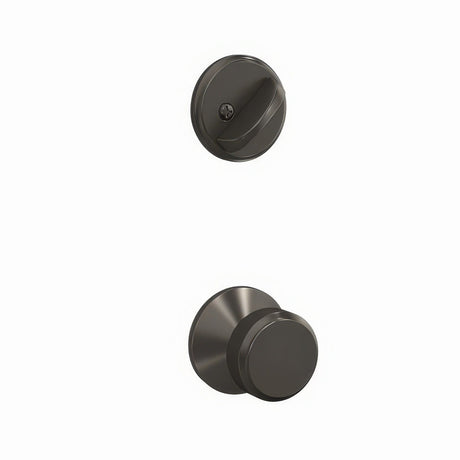 Schlage FC59BWE530KIN black stainless interior active trim