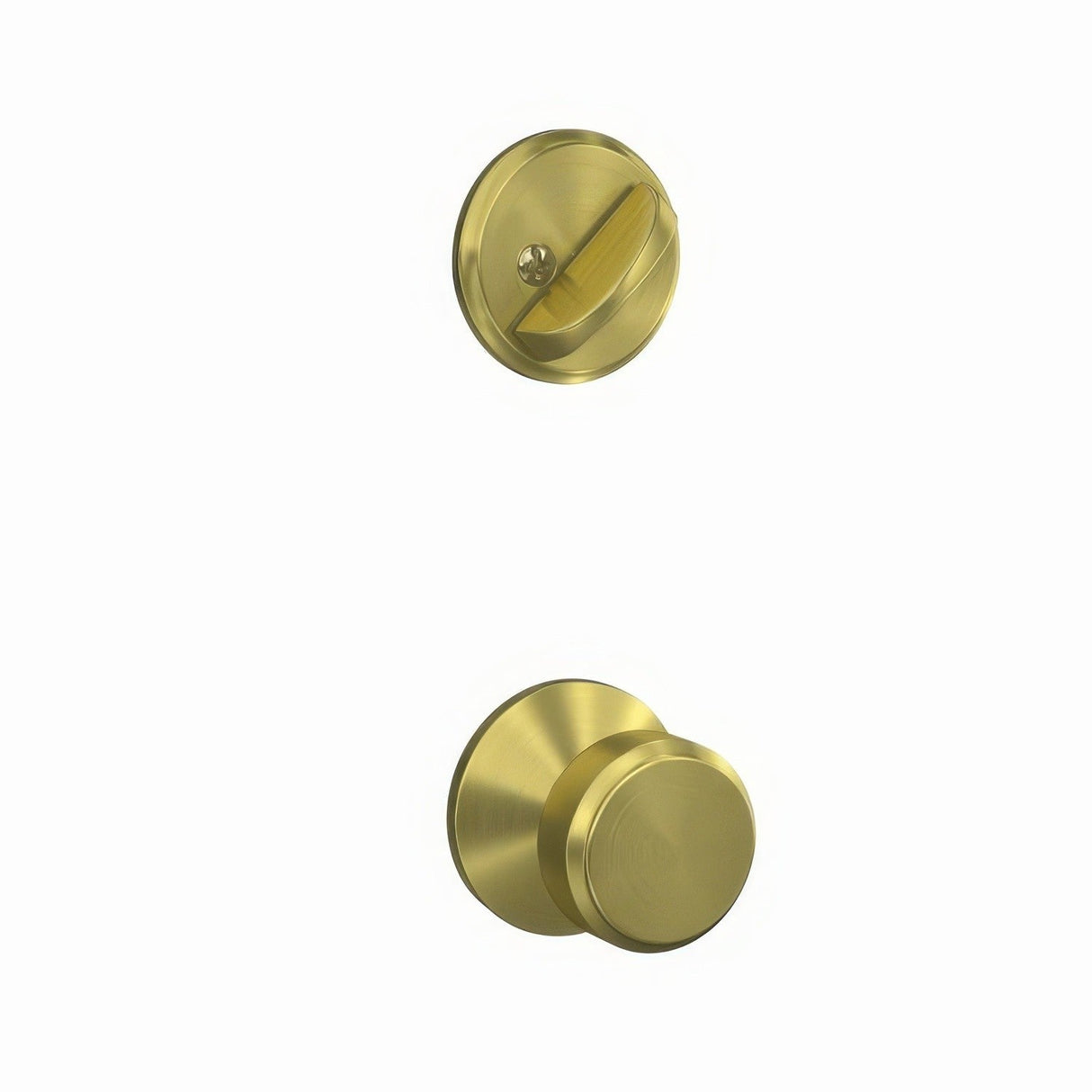 Schlage FC59BWE608KIN satin brass interior active trim