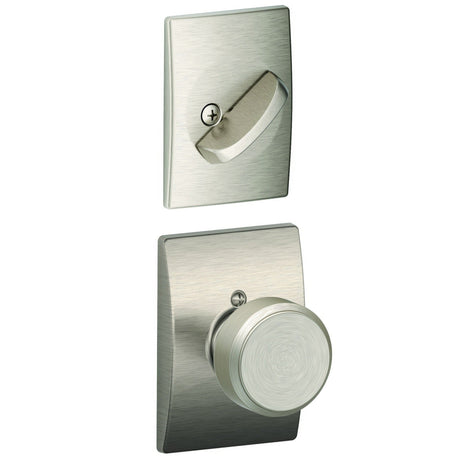 Schlage FC59BWE619CEN satin nickel interior active trim