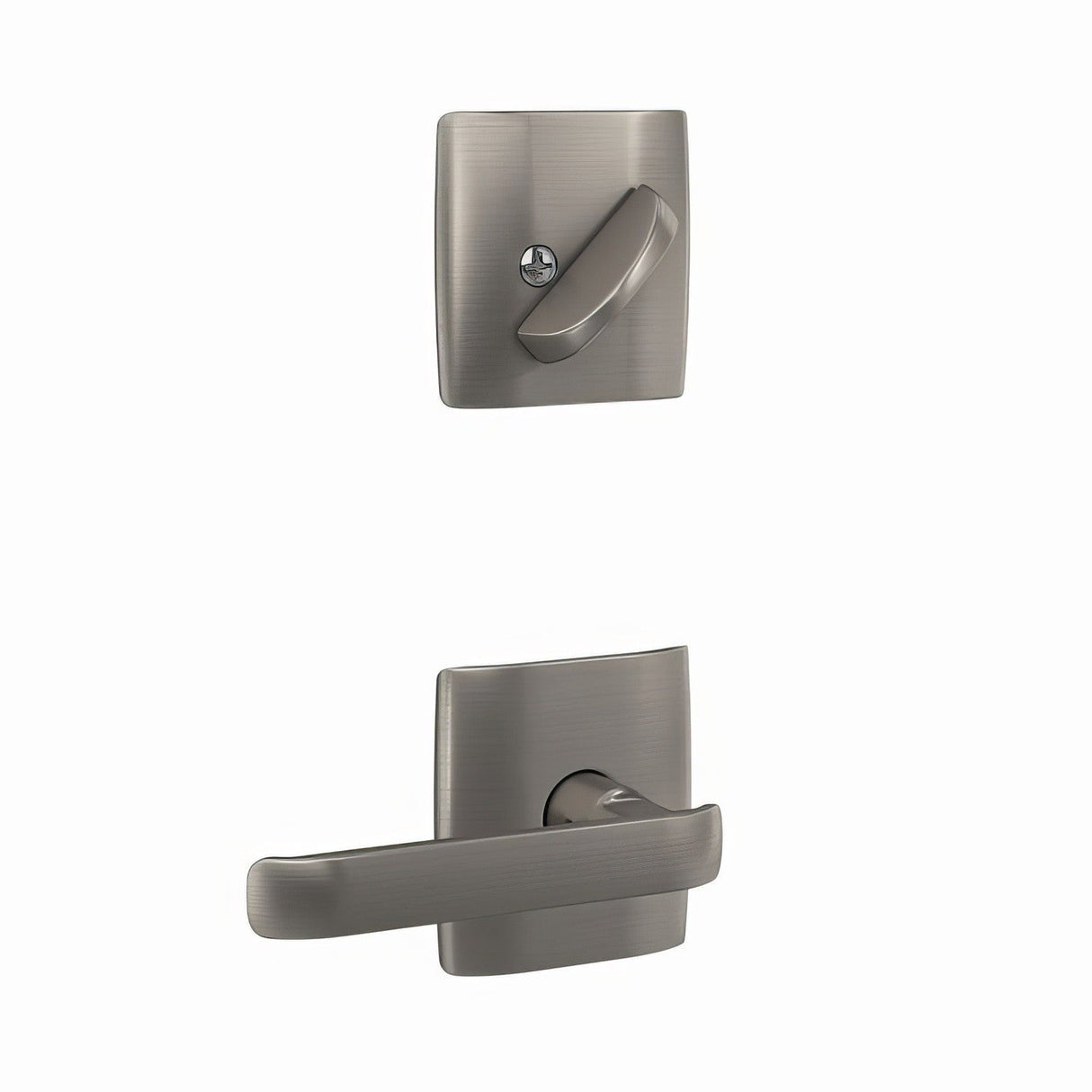 Schlage FC59CYB619DLT satin nickel interior active trim