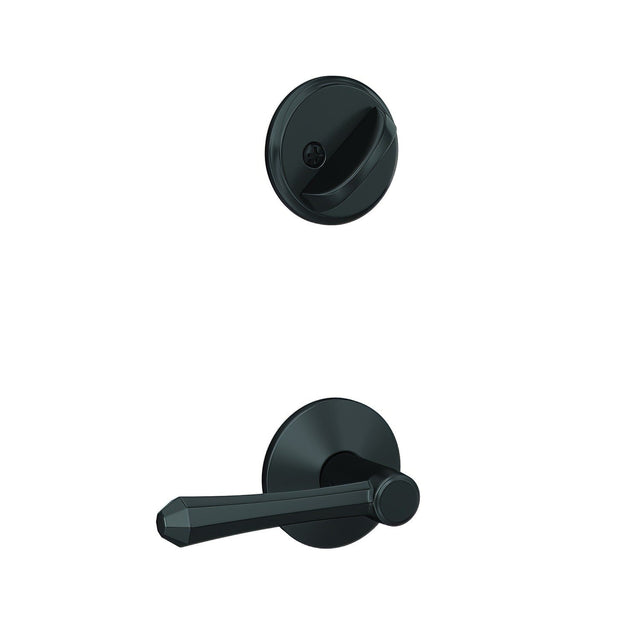 Schlage FC59DMP622KIN matte black interior active trim