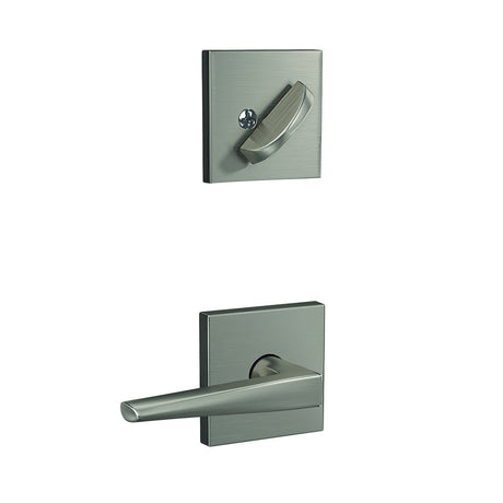 Schlage FC59ELR619COL satin nickel interior active trim